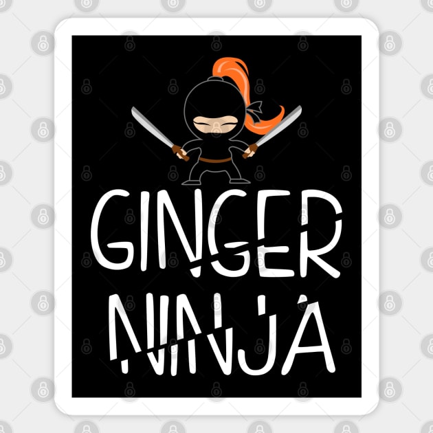 Ginger Ninja Magnet by KsuAnn